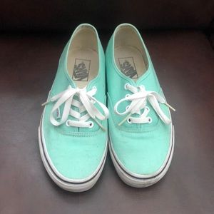 Mint Vans W 7.5